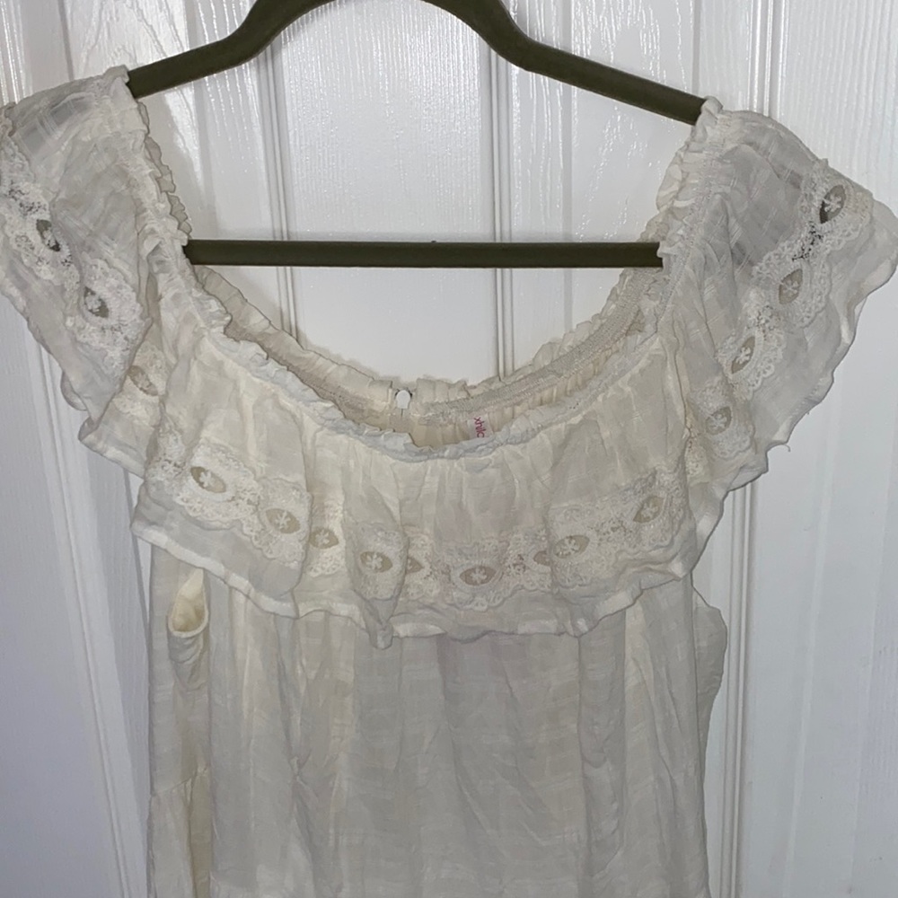 NWT cute white sundress XL Xhiliration